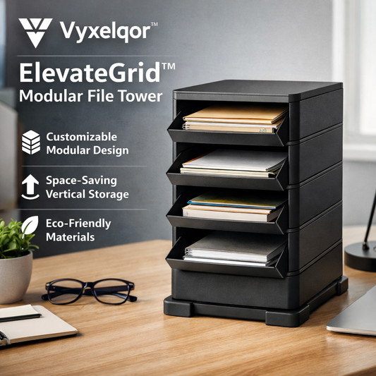 Vyxelqor™ ElevateGrid™ Modular File Tower